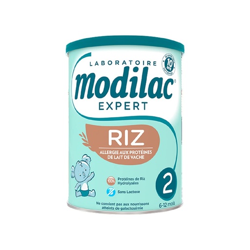 Modilac Expert      Qumësht formulë Riz 2 (6-12m)