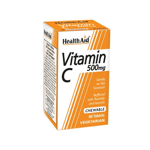 Health Aid      Vitamin C 500mg (tableta të përtypshme)