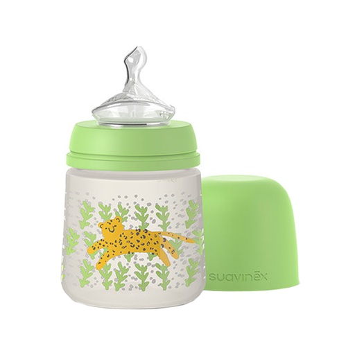 Suavinex      Jungle Shishe Plastike me Biberon Anatomik (0-6m)